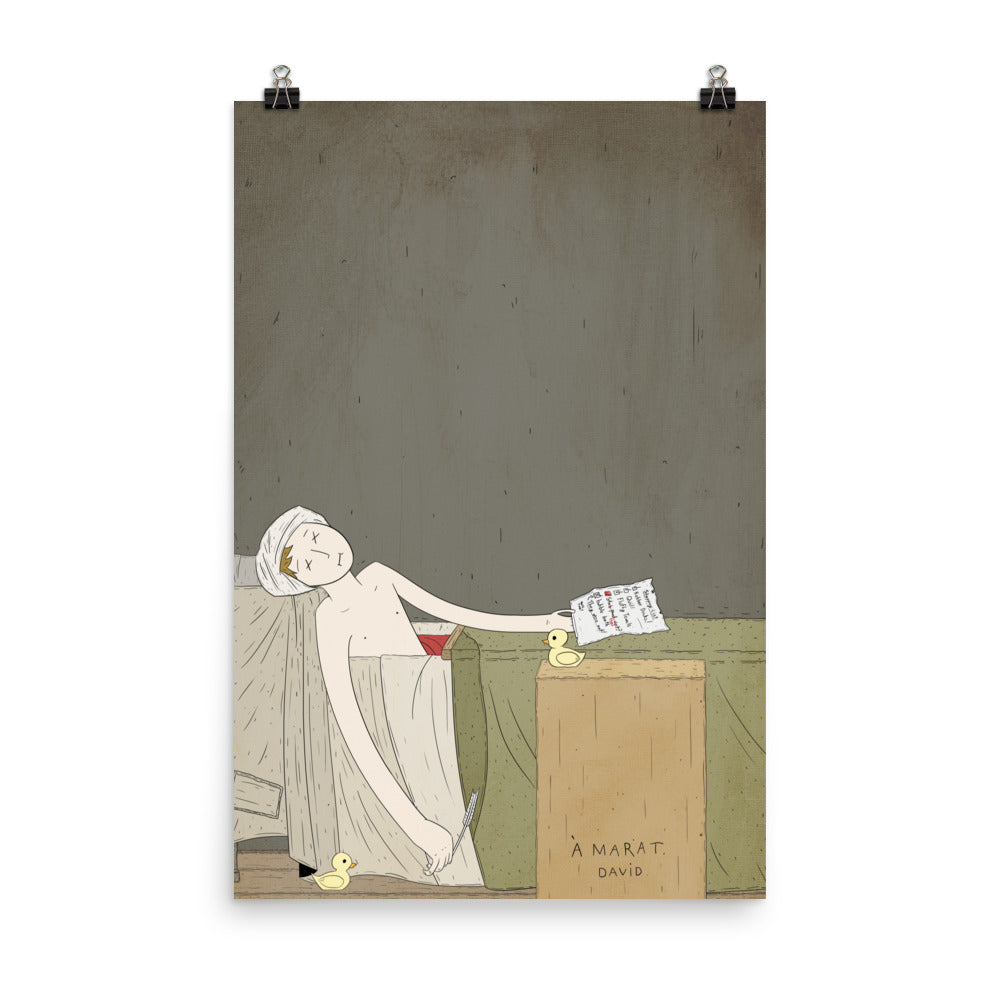 The Death of Marat - Poster